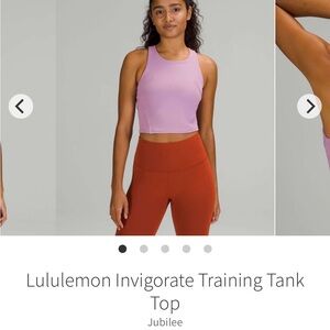 Lululemon Invigorate Training Tank Top
Jubilee